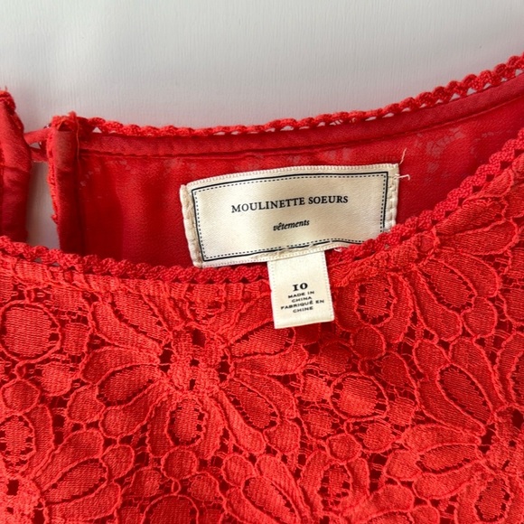 Anthropologie peplum top EUC size 10 - Picture 3 of 15